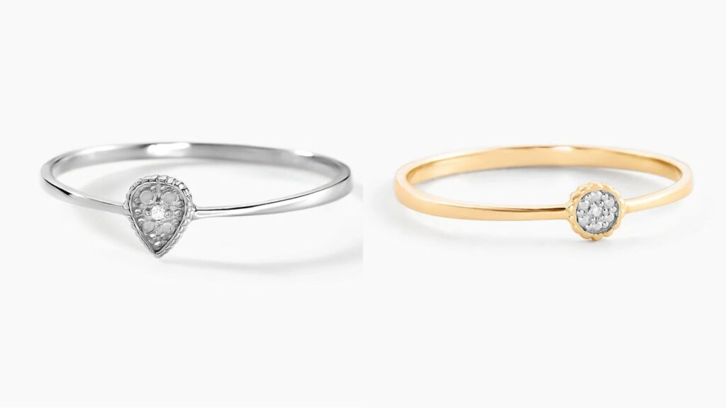 Bagues diamants femme et homme Histoire d'Or