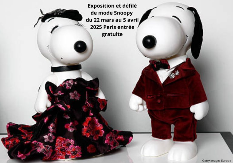 Exposition Snoopy Paris 2025 : plongez dans son défilé de mode unique