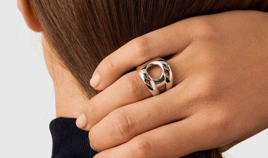 Bague Agatha argent et doré 