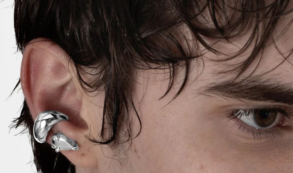 Boucle d'oreille homme Hard Alien de Alan Crocetti 