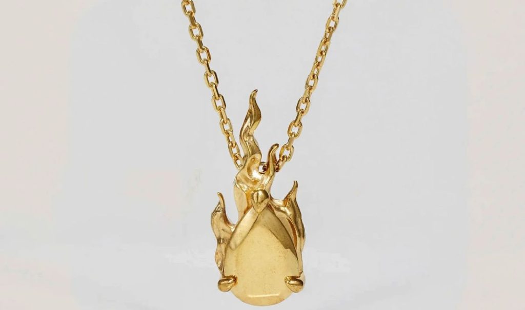 Collier  homme gemme dure en chaleur Alan Crocett 