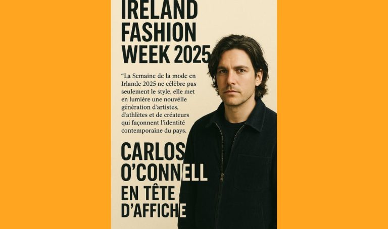 La Ireland Fashion Week 2025, qui se tiendra du 6 au 10 octobre à Dublin, met en avant Carlos O’Connell (Fontaines D.C.)