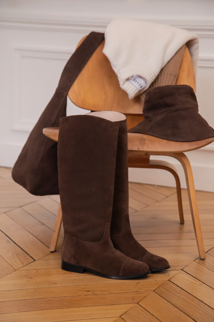 Botte cavalière chocolat