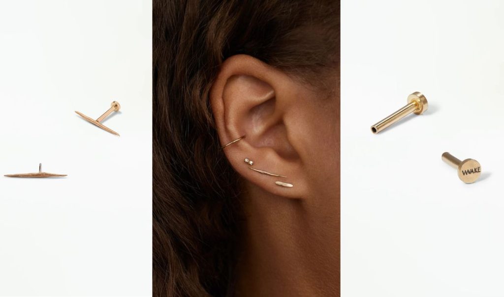 Stick Wisp - dos plat simples haute joaillerie.