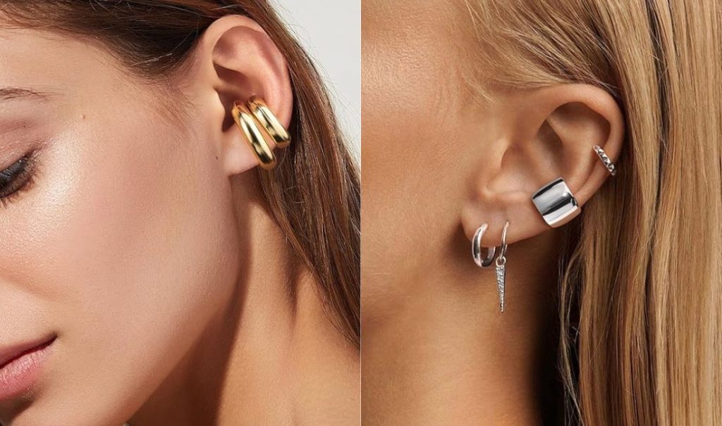 Ear cuffs sculpturaux 