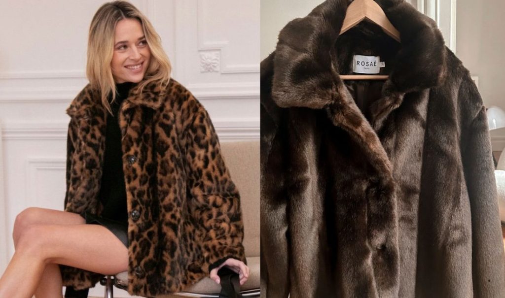 Manteau fausse fourrure 