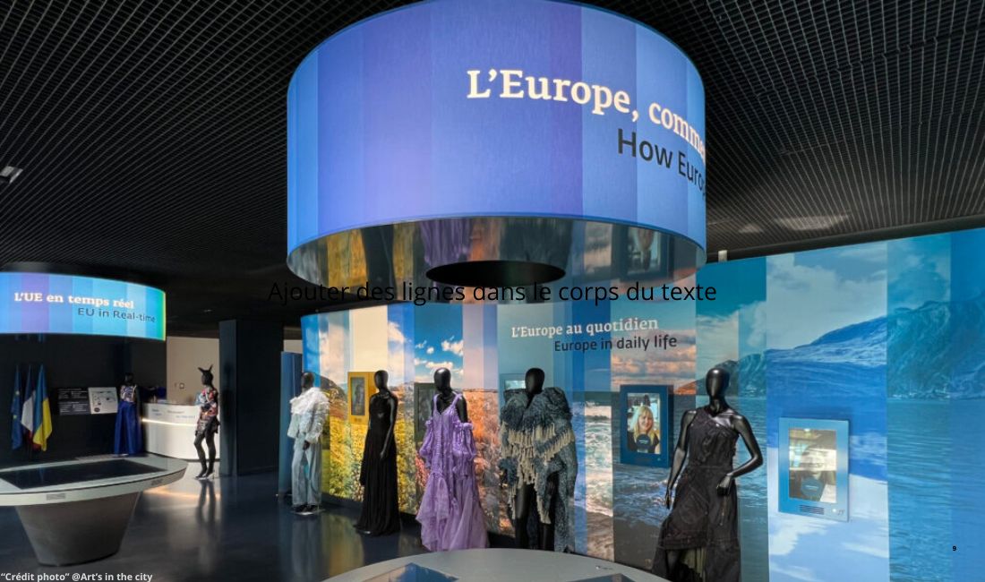 Cette exposition rassemble 28 créateurs européens engagés dans la mode durable, avec pour invitée d’honneur une créatrice ukrainienne.