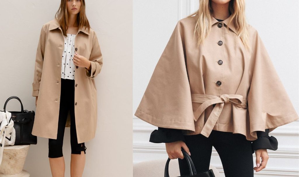 trench femme court et long