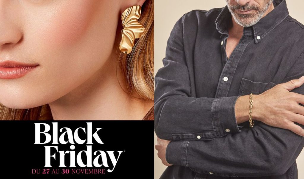 Black Friday 2025 chez Histoire d’Or : jusqu’à -50% sur une sélection de bijoux, montres et cadeaux élégants du 27 novembre au 30 novembre.