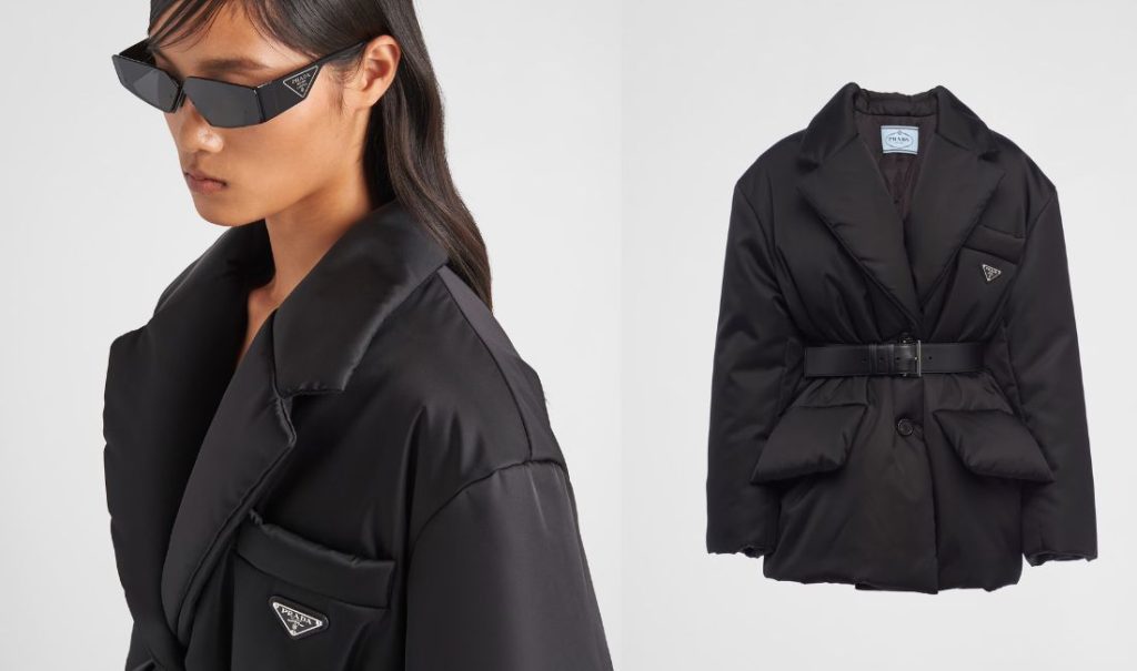 Prada doudoune  femme en nylon Re