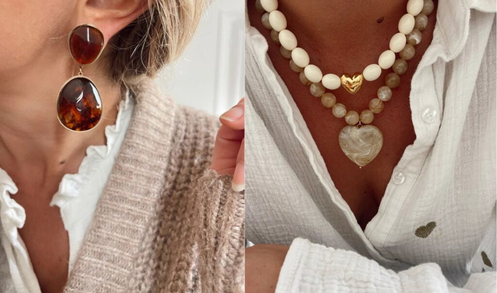 colliers femmes pierres