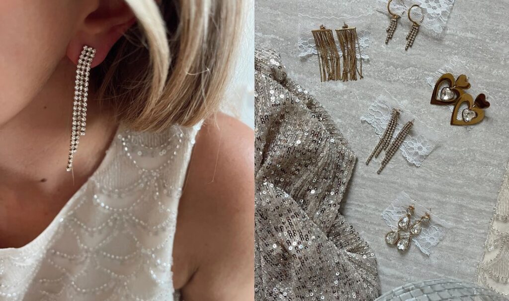 boucles d'oreilles fêtes