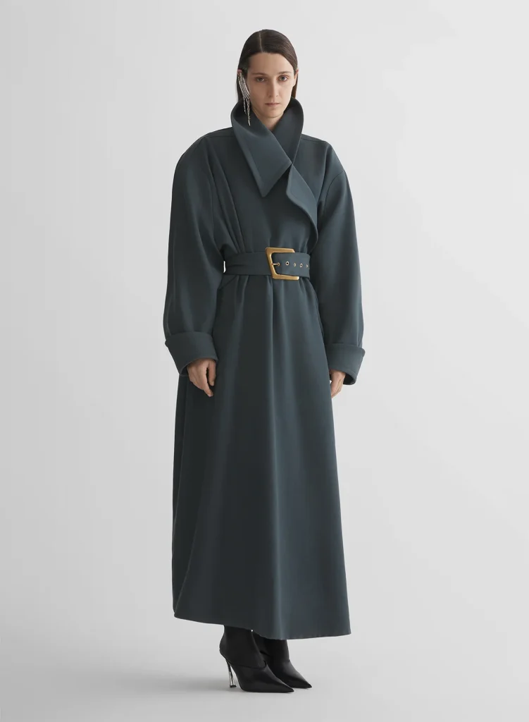  trench hiver russe grey Mugler 