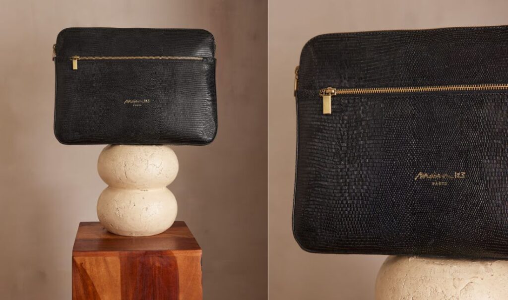 Pochette ordinateur cuir - 30%