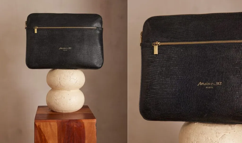 Pochette ordinateur cuir - 30%