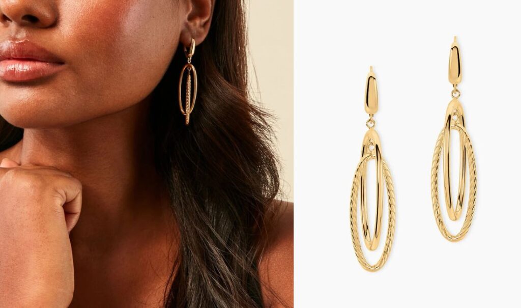 Boucles d'oreilles pendantes Ciao Italia