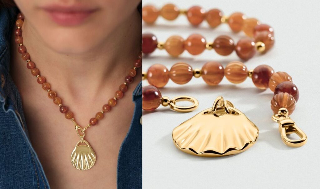 Collier perles de résine