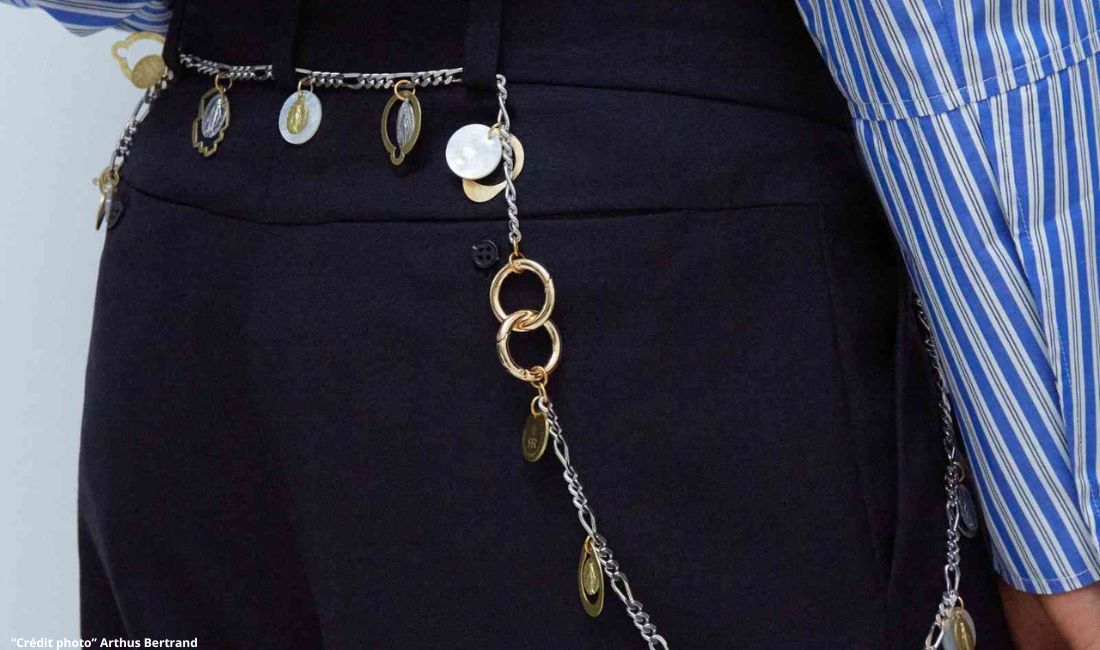 Collier Fragment of Luck issu de la collaboration Roseanna x Arthus Bertrand, bijou upcyclé unique et modulable