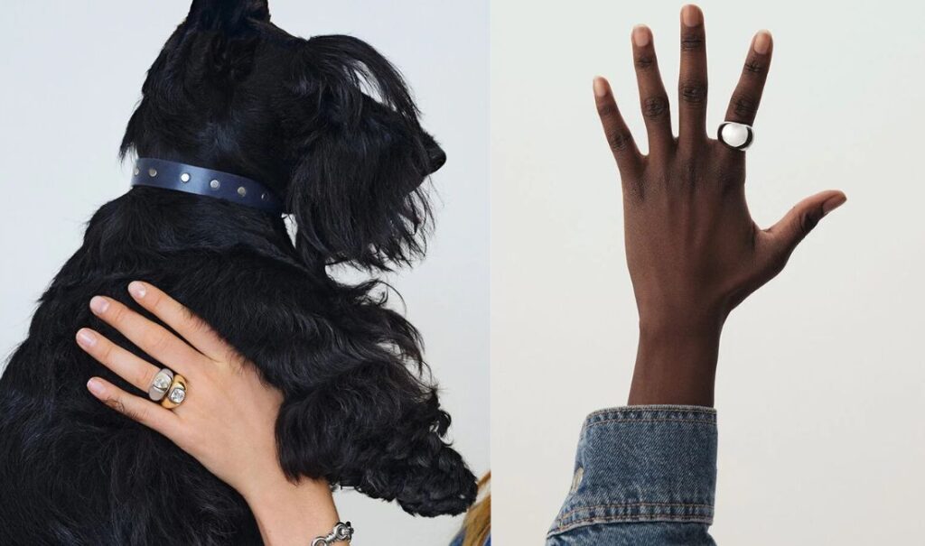 Bagues argent Agatha