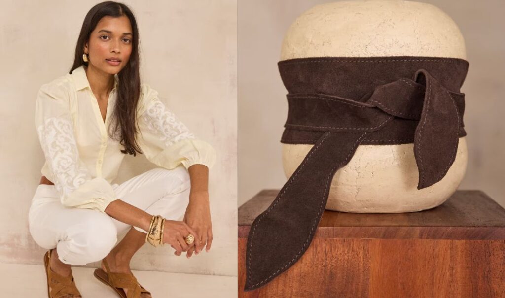 Maison 123 ceinture et blouse