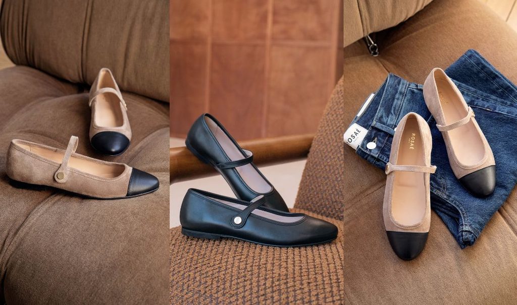 ballerines femme cuir