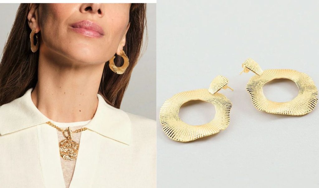 boucles d'oreilles pendantes Agatha