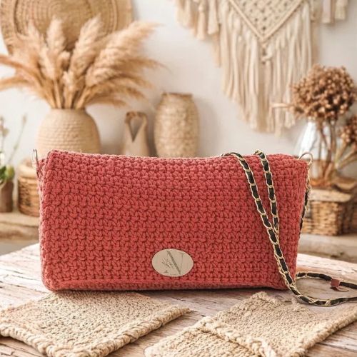 pochette crochet tendance